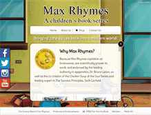 Tablet Screenshot of maxrhymes.com